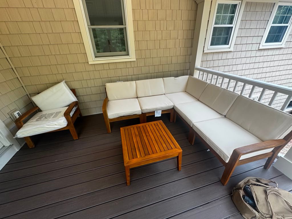 Patio furniture assembly