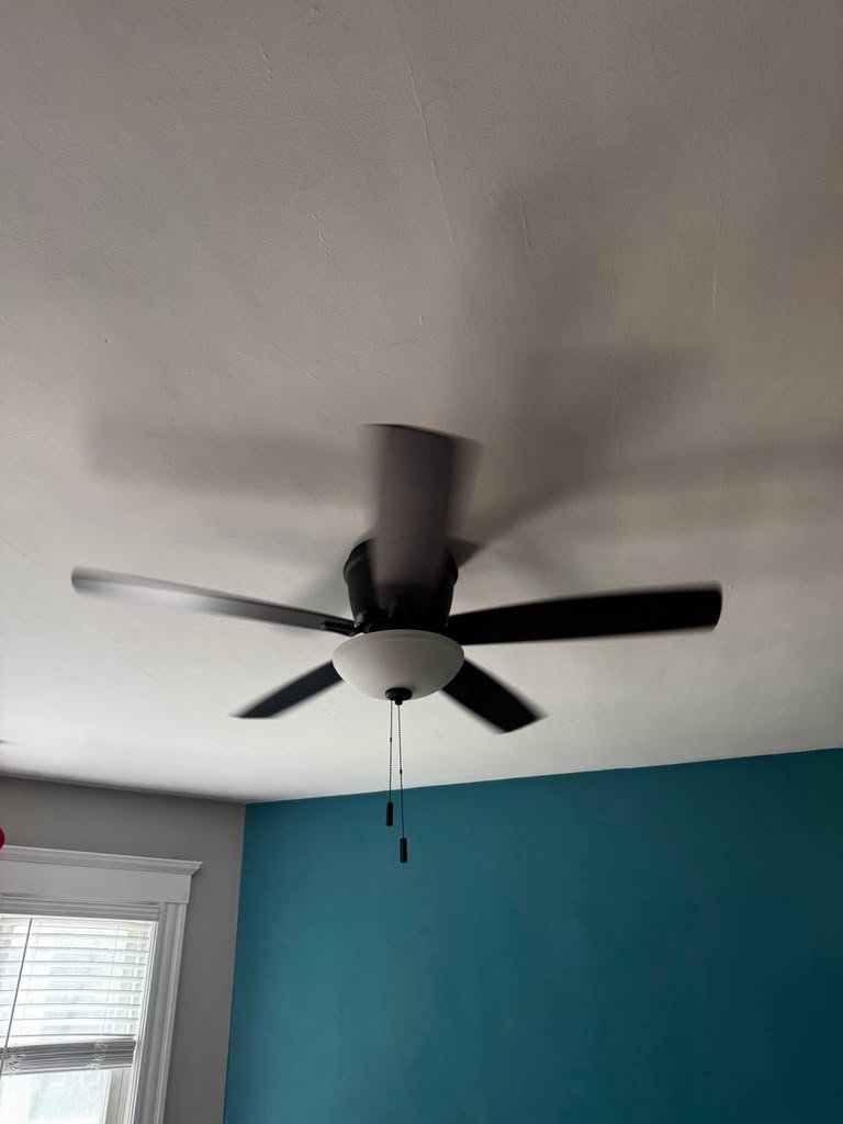 Ceiling fan installation