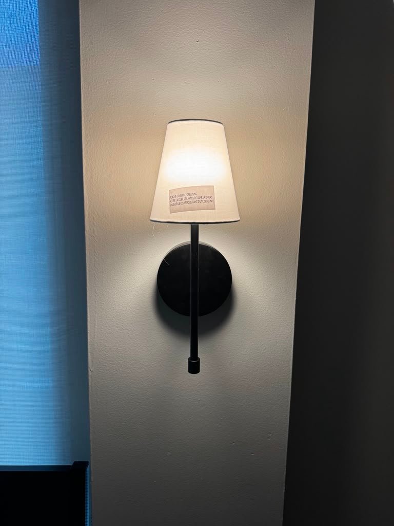 Wall sconce light fixture installation