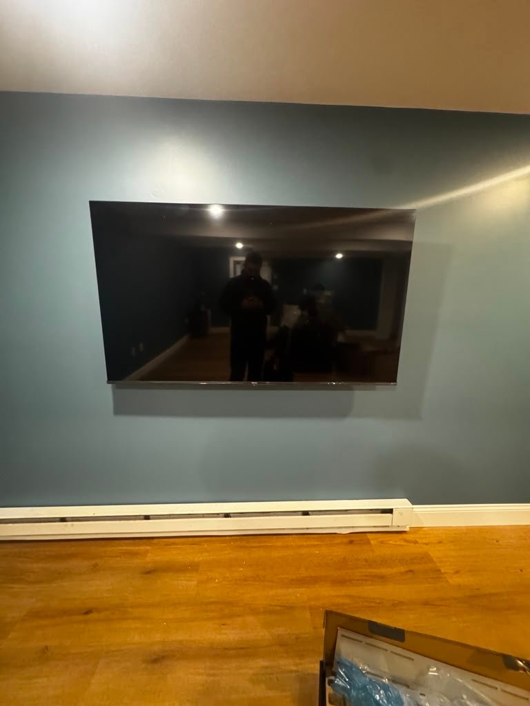 TV mounting above baseboard heater