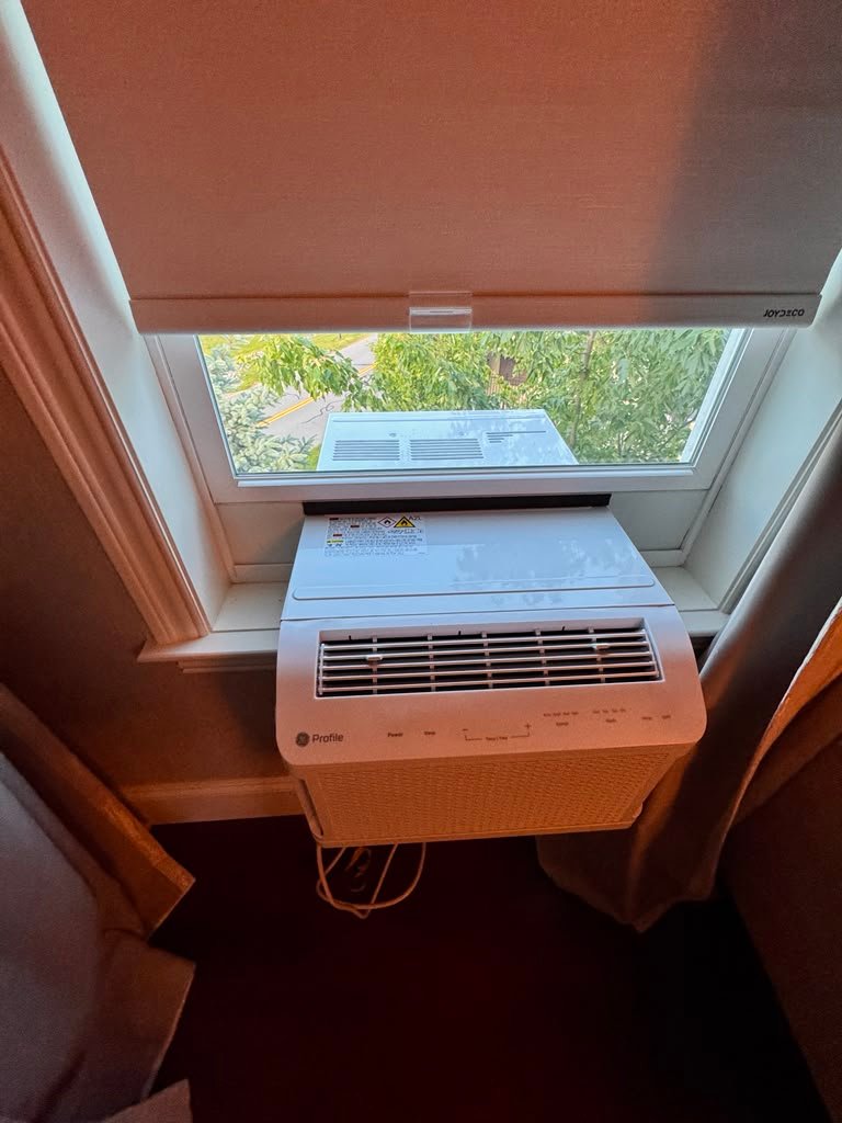 GE Profile window AC installation